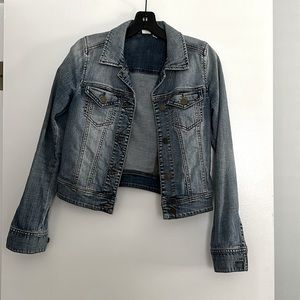 BP light wash denim jacket size XS